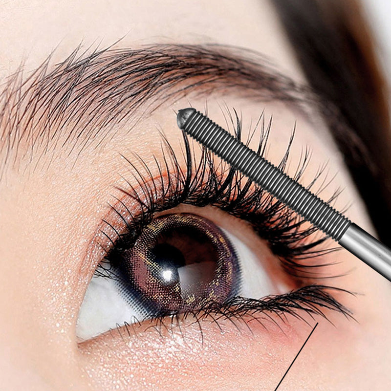 3D Curling Mascara with Metal Curlers - Long-lasting & Waterproof