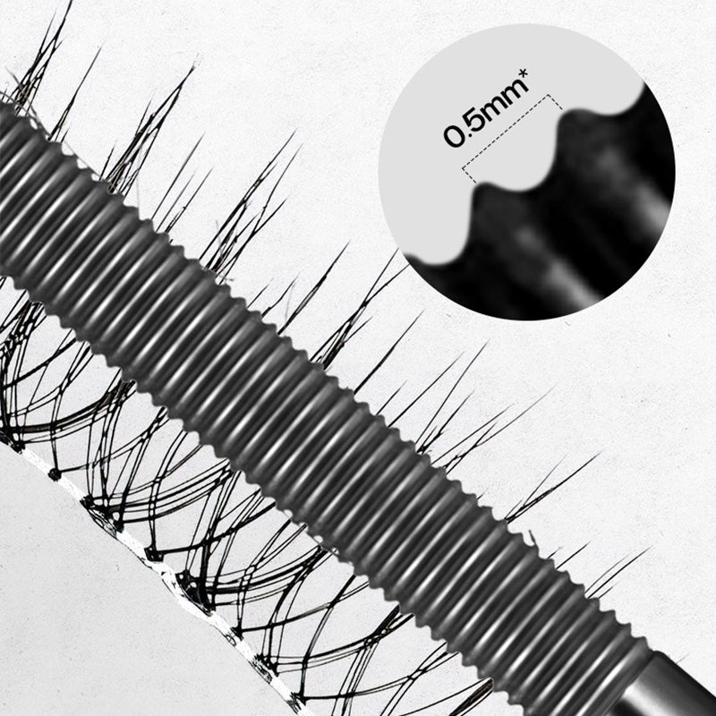 3D Curling Waterproof Mascara & Metal Eyelash Curler - Long-lasting Beauty