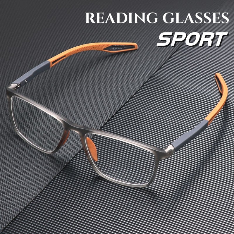 Men's Sports Glasses with Ultralight Lenses for Blue Light and Presbyopia