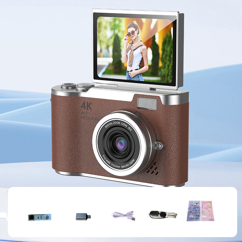 4K UHD Flip Screen Camera with High-Speed Autofocus