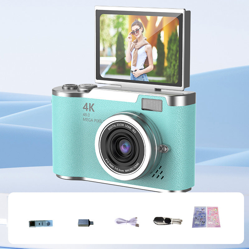 4K UHD Flip Screen Camera with High-Speed Autofocus