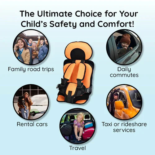Portable & Foldable Travel Car Booster Seat for Children