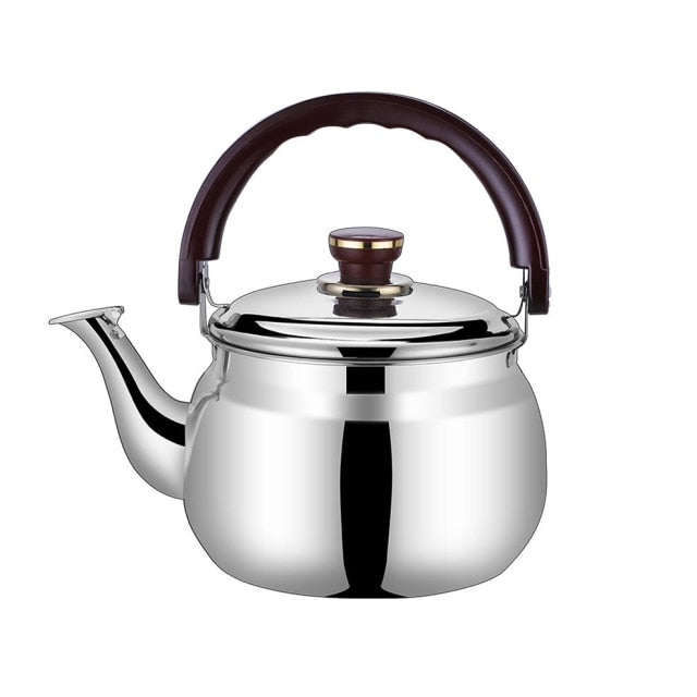 Stainless Steel Whistling Kettle with Thick Walls