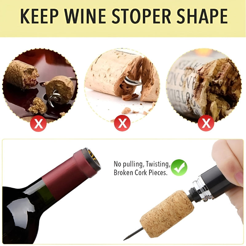 Air Pressure Cork Remover for Effortless Wine Opening
