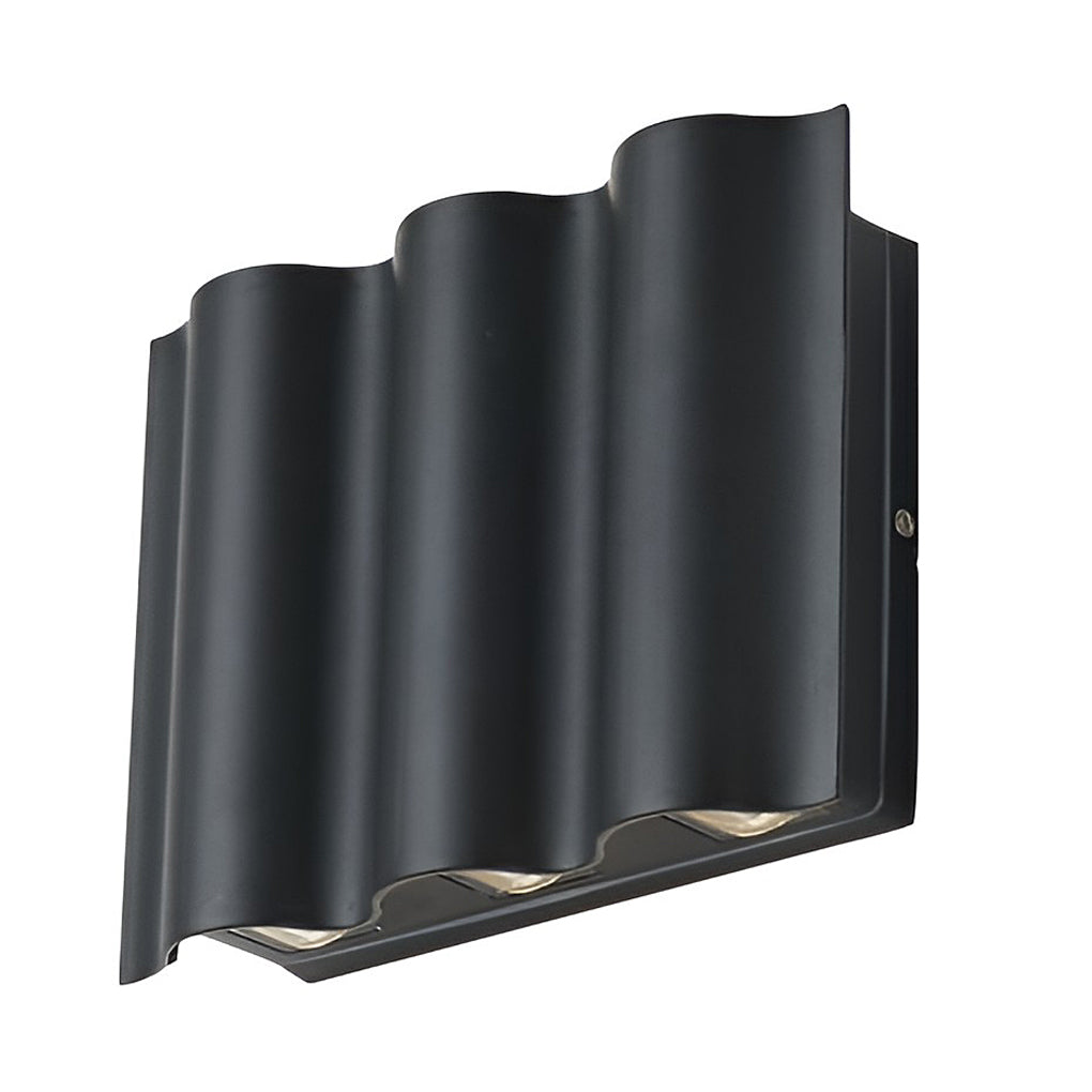 Outdoor Black LED Wall Light for Stylish Illumination