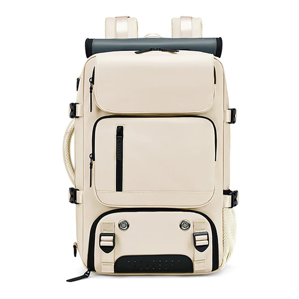 Waterproof Travel Backpack with USB, Shoe Area & Secure Pocket