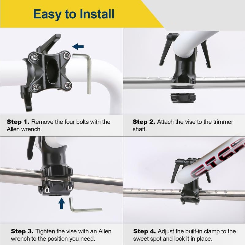 Ergonomic String Trimmer Handle Extension for Enhanced Comfort and Control