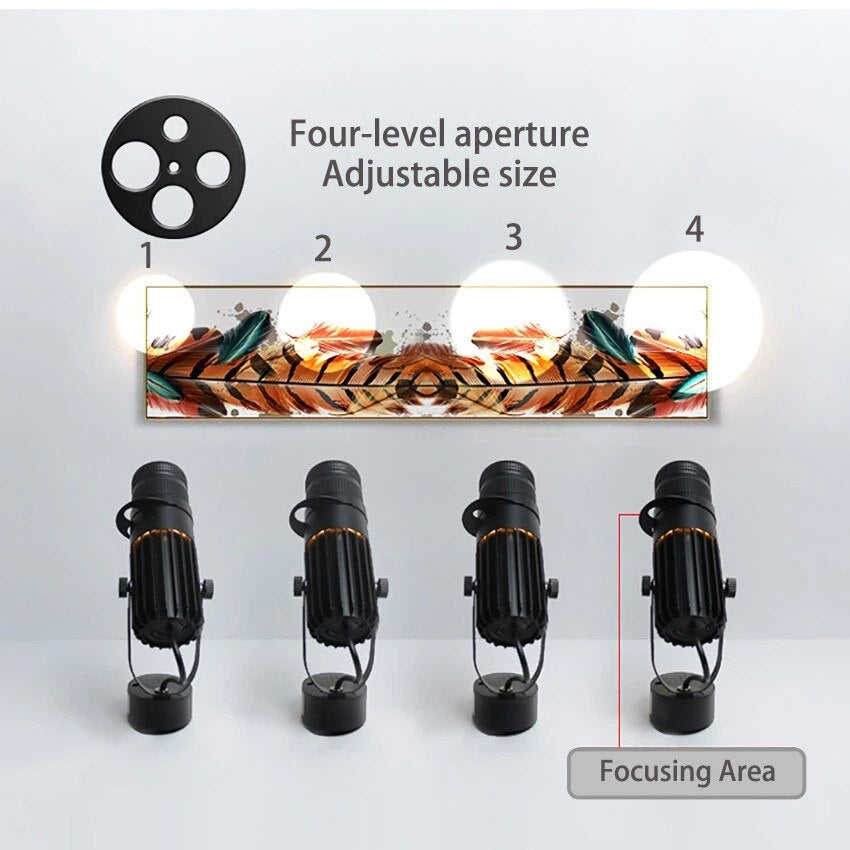 LED Ceiling Spotlight with Adjustable Aluminum Beam