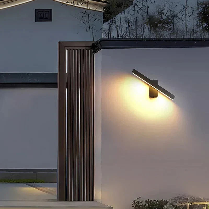 PIR Motion Sensor LED Wall Light, Weatherproof & Adjustable for Outdoor Spaces