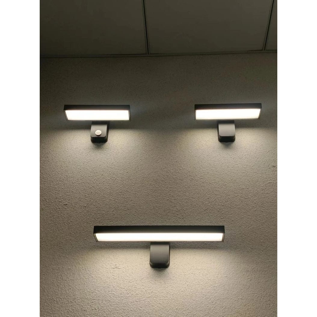 PIR Motion Sensor LED Wall Light, Weatherproof & Adjustable for Outdoor Spaces