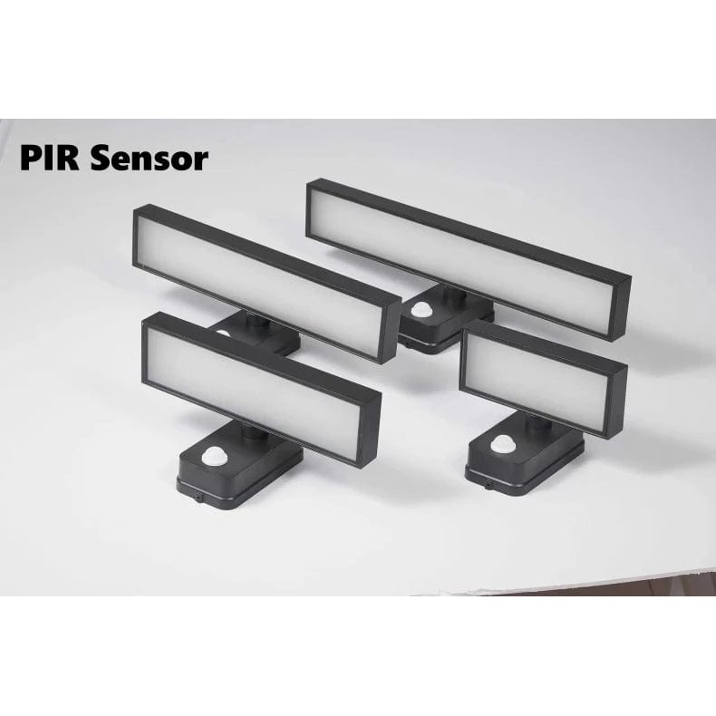 PIR Motion Sensor LED Wall Light, Weatherproof & Adjustable for Outdoor Spaces
