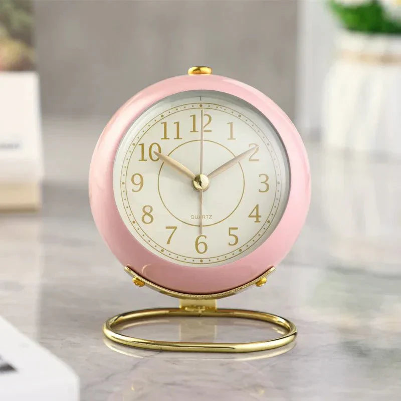 Vintage-Inspired Creative Alarm Clock with Silent Function