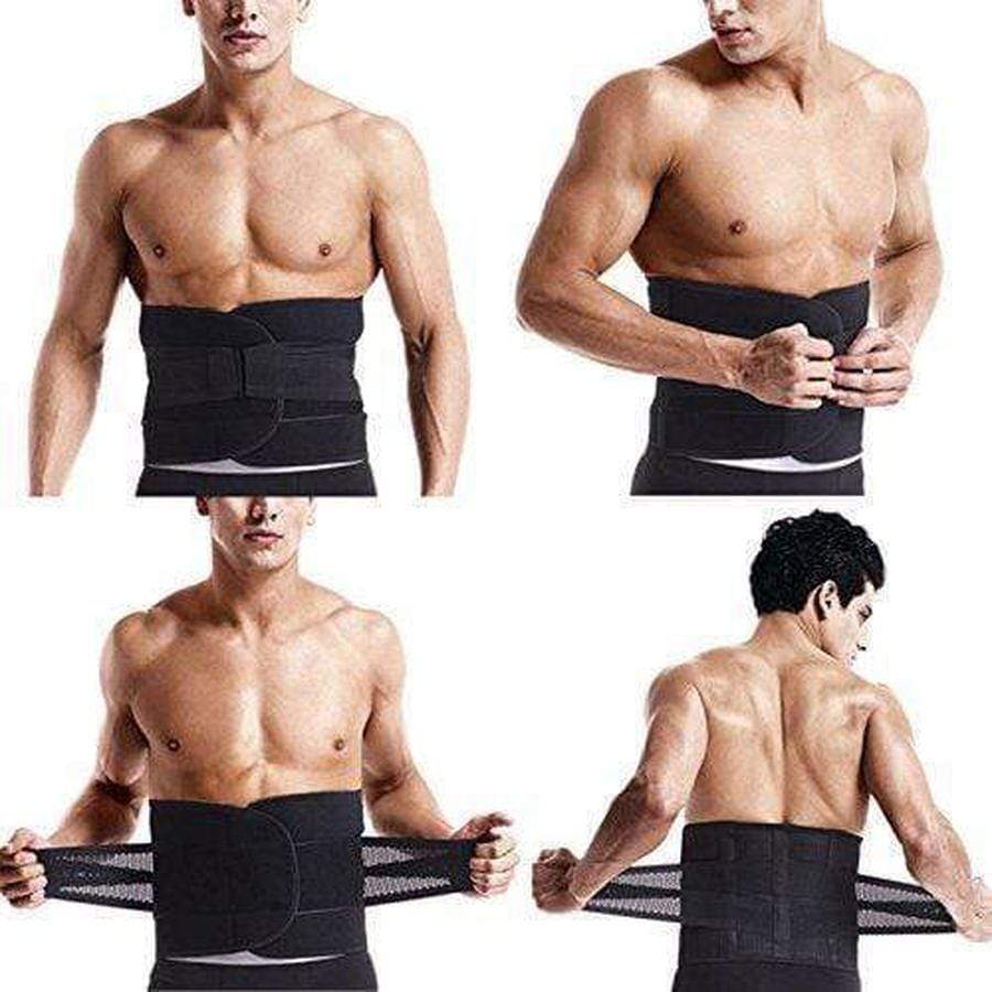 Men's Waist Trimmer Belt - Sweat-Boosting Belly Fat Burner