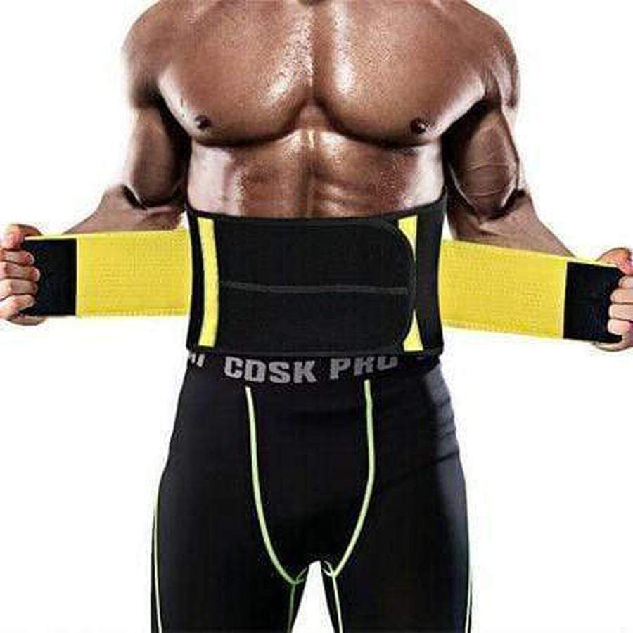 Men's Waist Trimmer Belt - Sweat-Boosting Belly Fat Burner