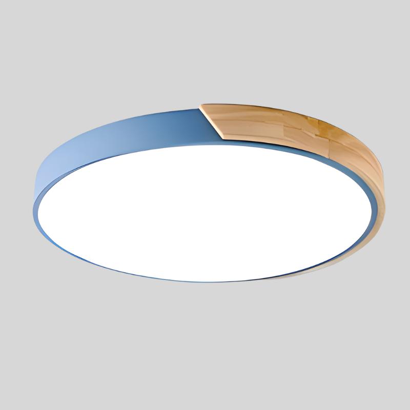 Scandinavian Round LED Ceiling Light | Soft Glow, Minimalist Style for Any Room