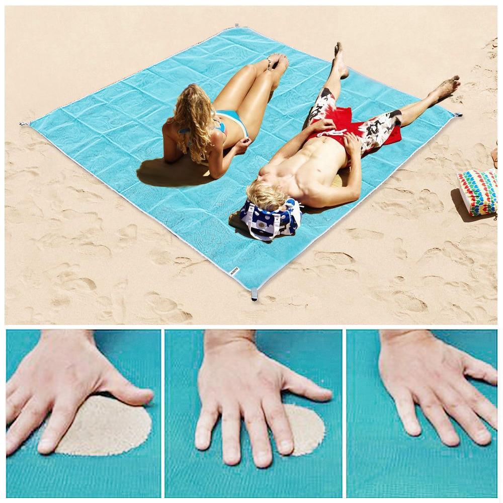 XXL Sand-Free Beach Blanket | Sand Mat | 200x200 cm